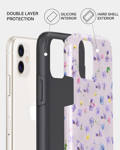 Lilac Floral iPhone 11 Case
