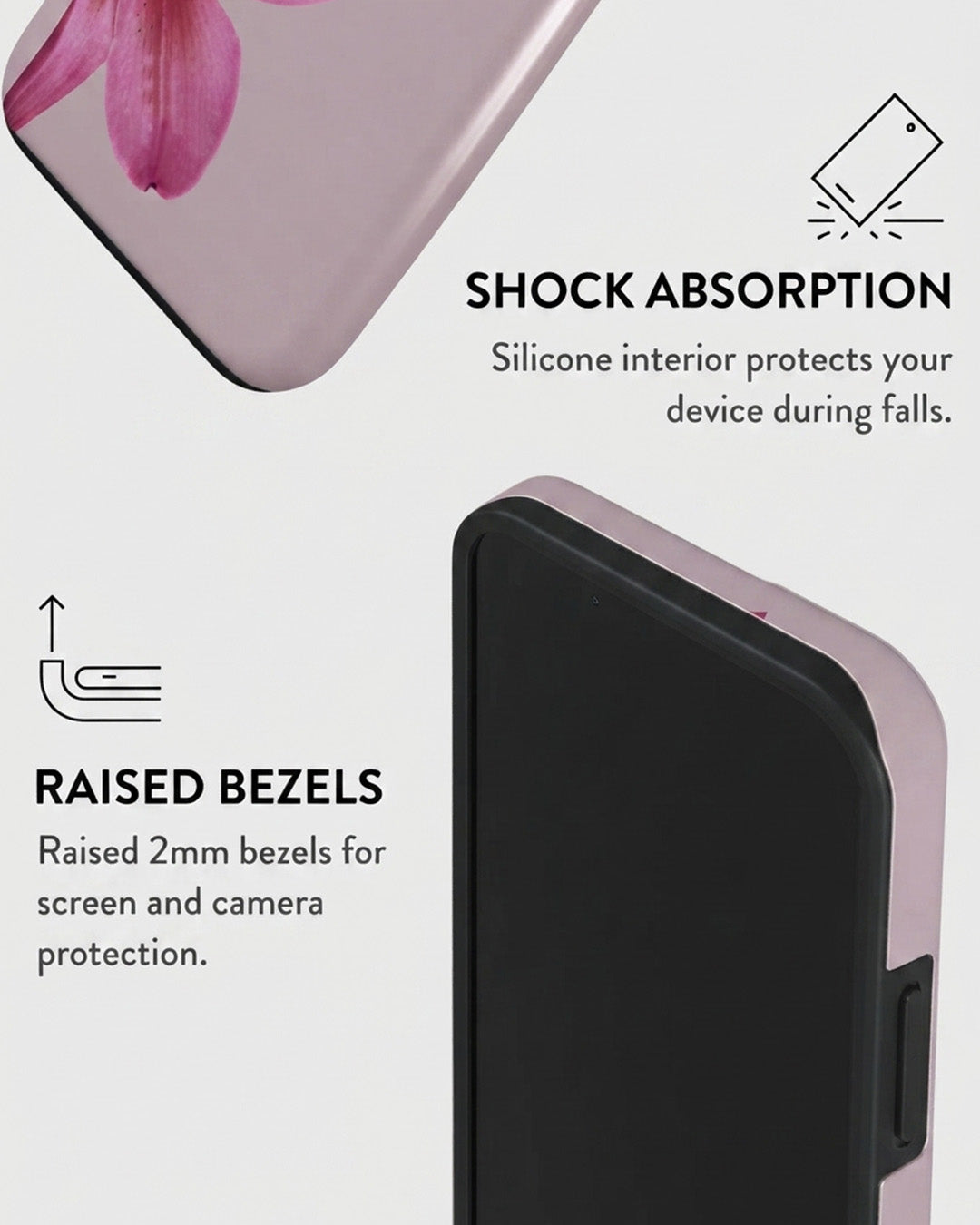 Pink Lily Floral iPhone 15 Case