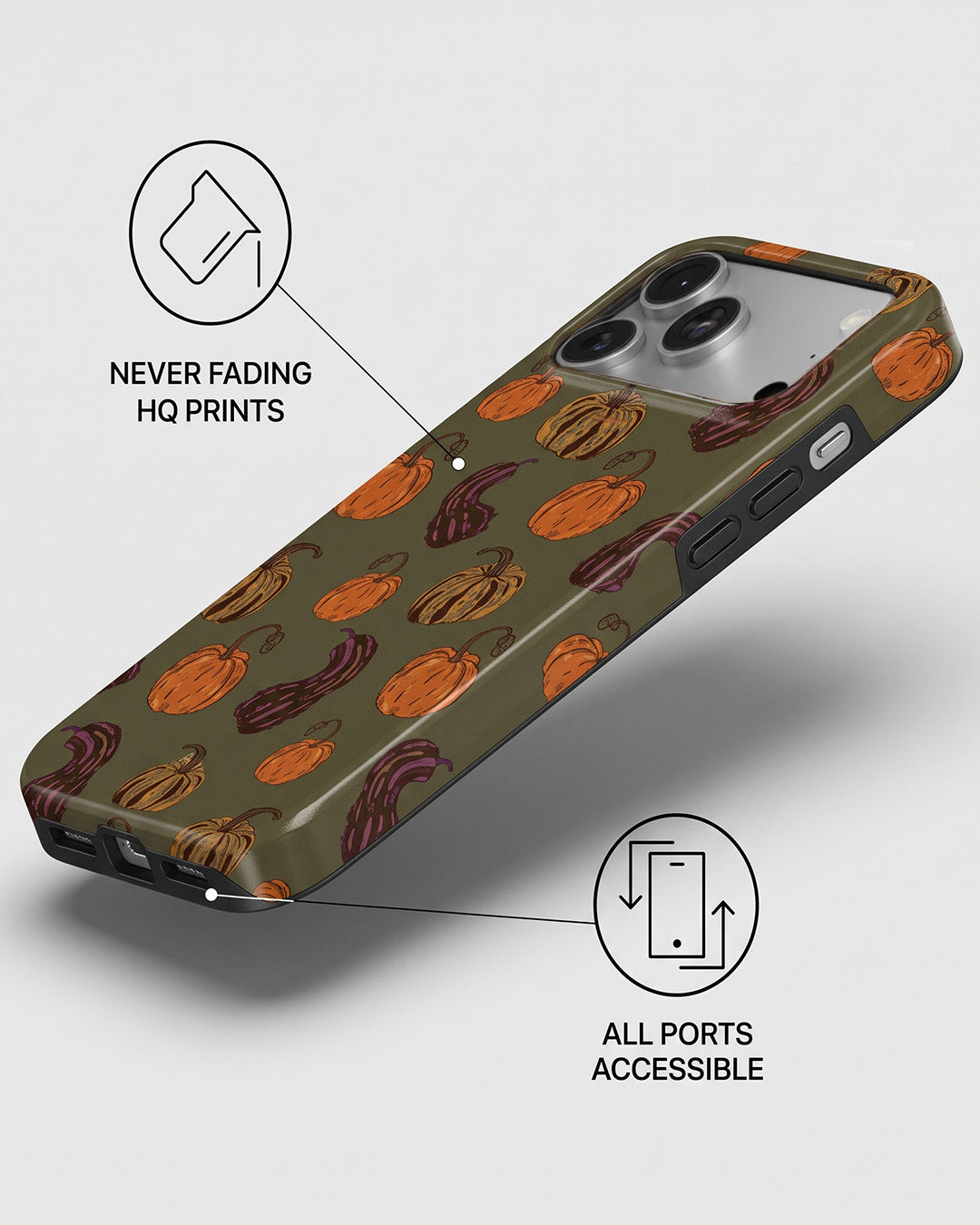 Autumn Pumpkin Harvest iPhone 18 Pro Case