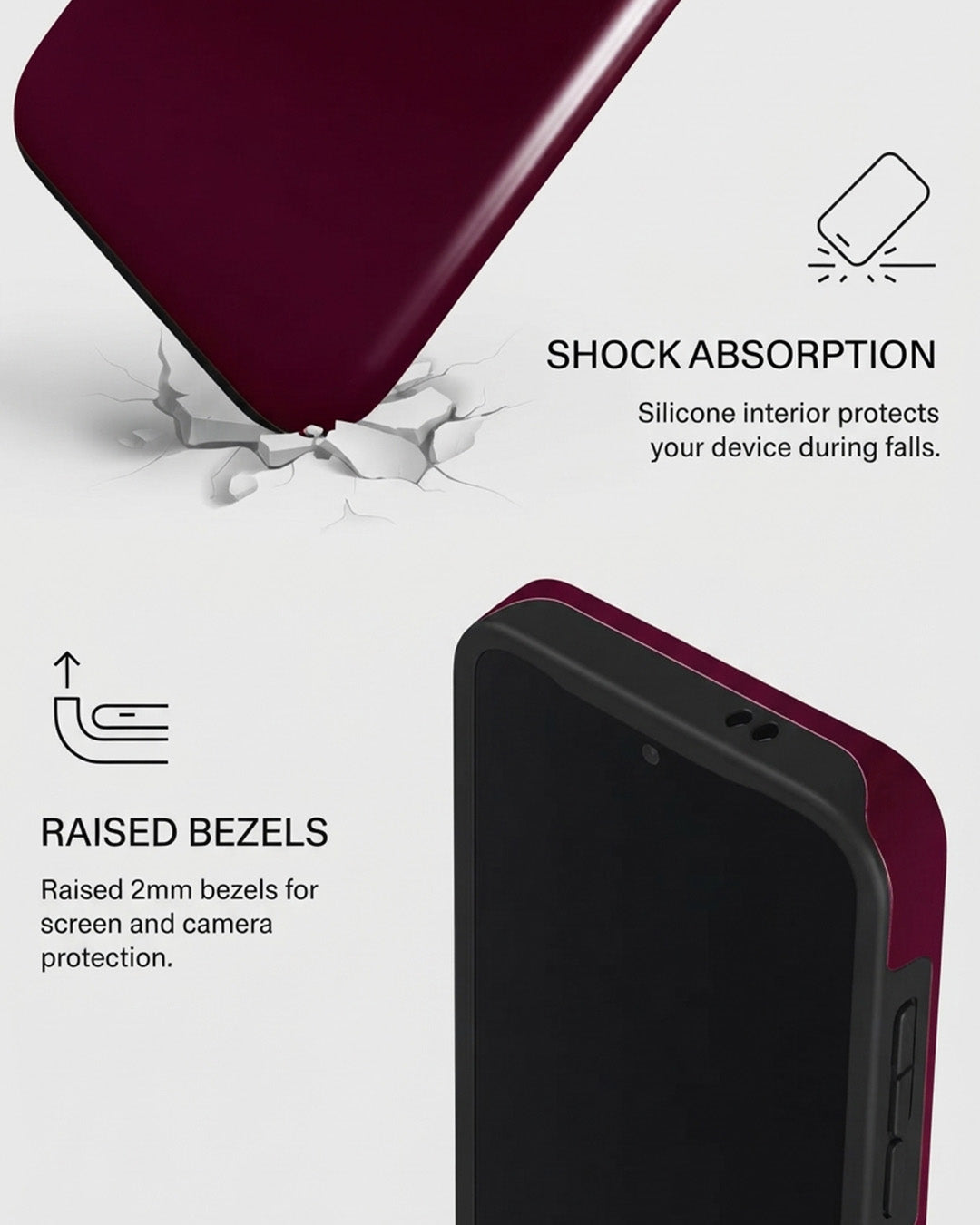 Samsung Galaxy S24 FE Burgundy Case