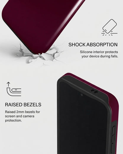 Samsung Galaxy S24 FE Burgundy Case