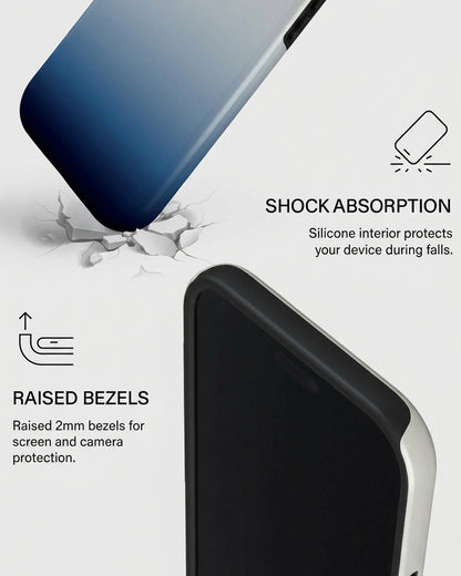 Grey to Navy Ombre iPhone Air Case