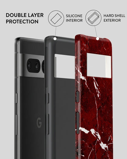 Red Marble Pixel 7 Pro