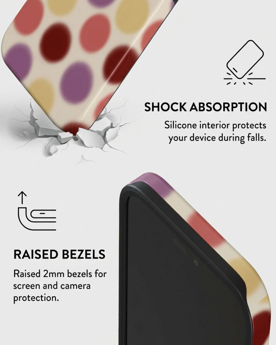 Multicolor Polka Dot iPhone 17 Pro Max Case