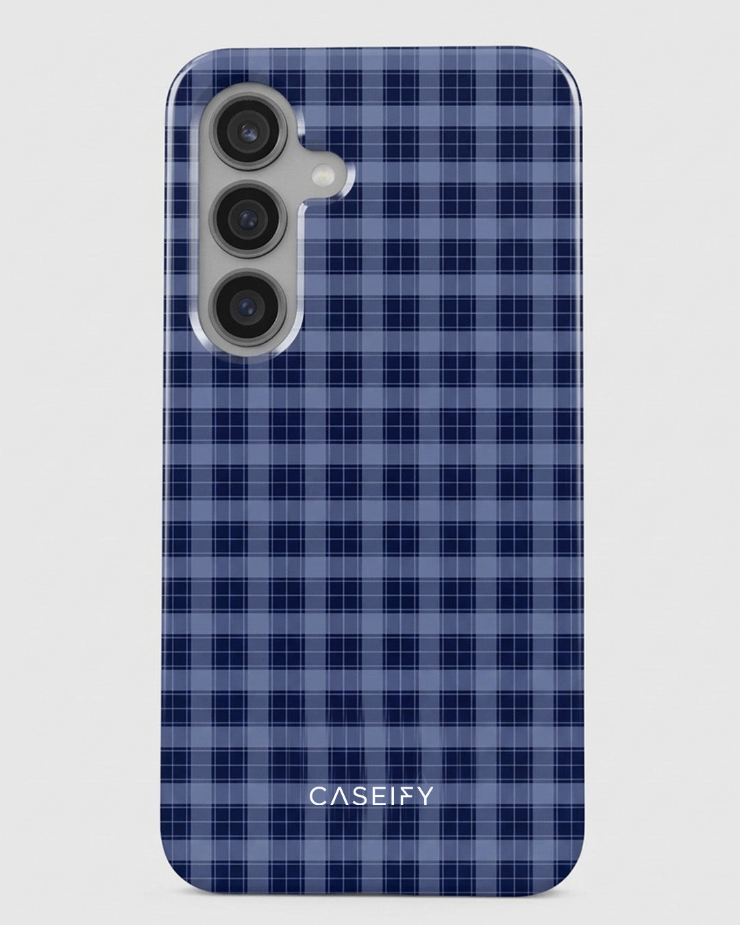 Samsung Galaxy S24 FE Navy Plaid Case