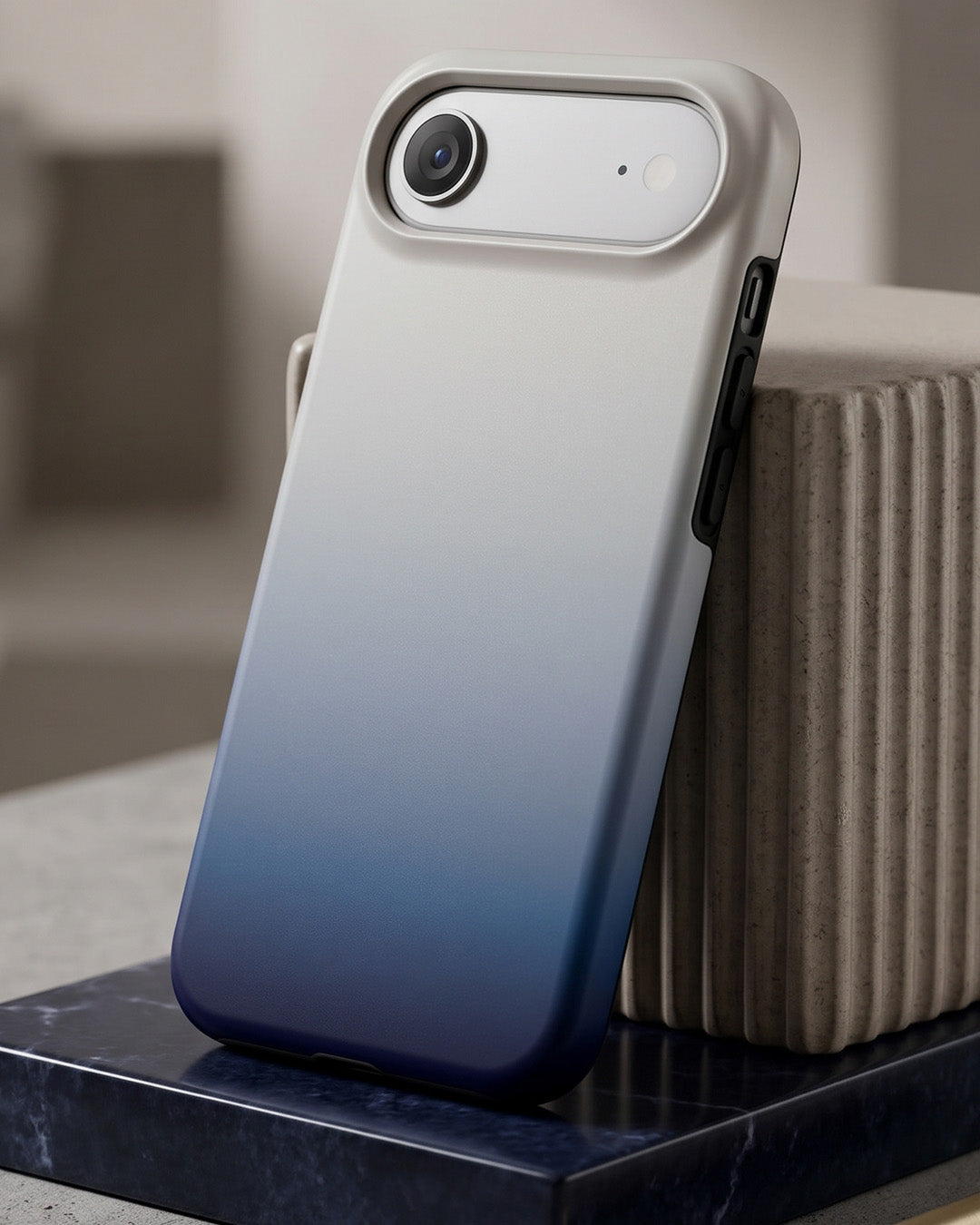 Grey to Navy Ombre iPhone Air Case