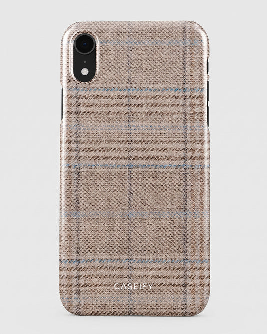 Tweed Plaid iPhone XR Case