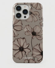 Sepia Cosmos Flower iPhone 14 Pro Max Case