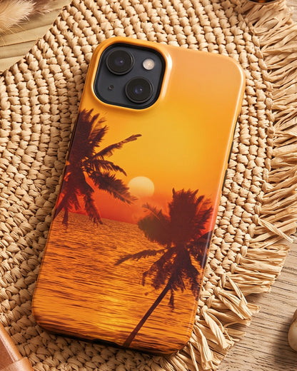 Tropical Sunset iPhone 15 Plus Case