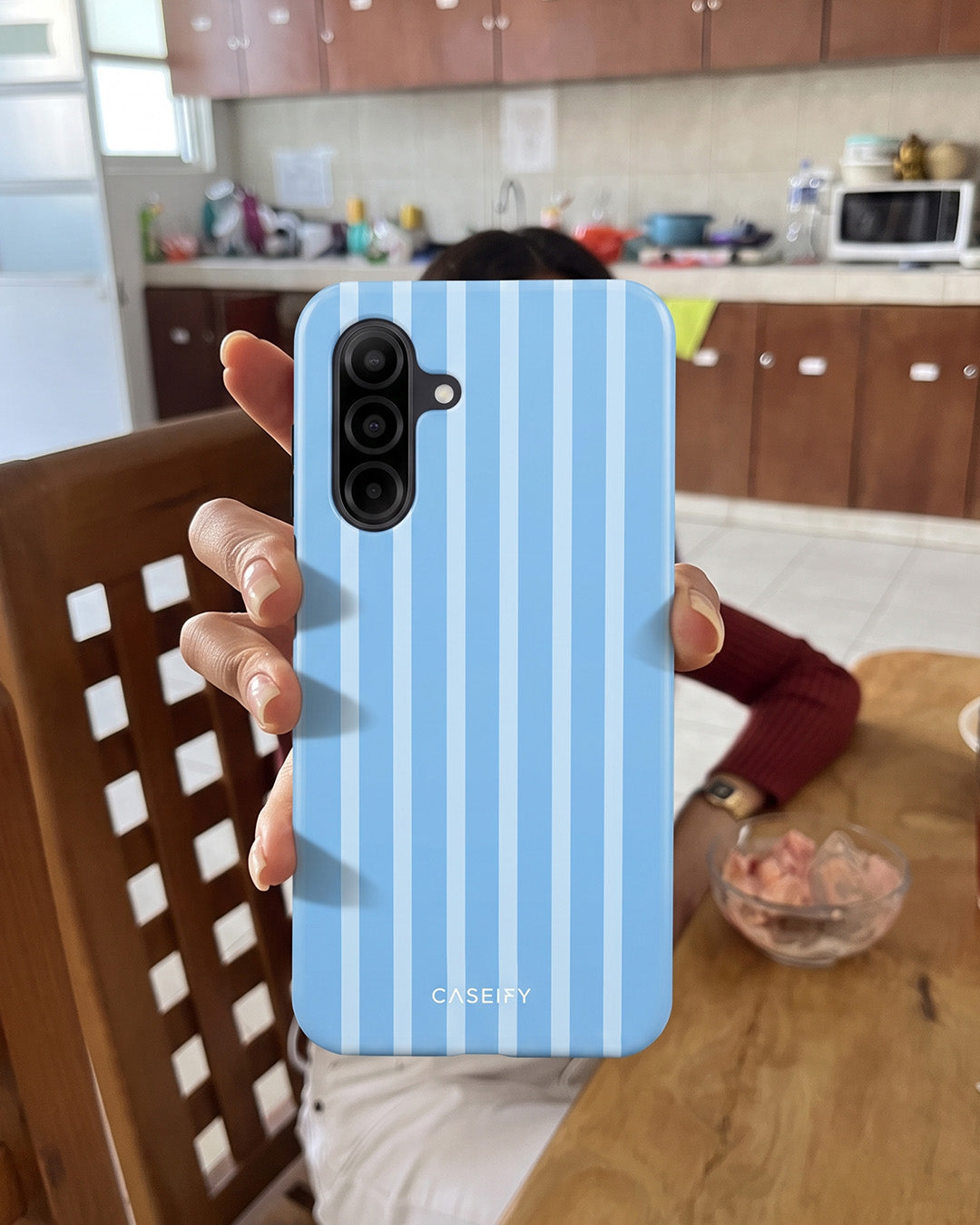Galaxy A26 5G Blue Stripe Case
