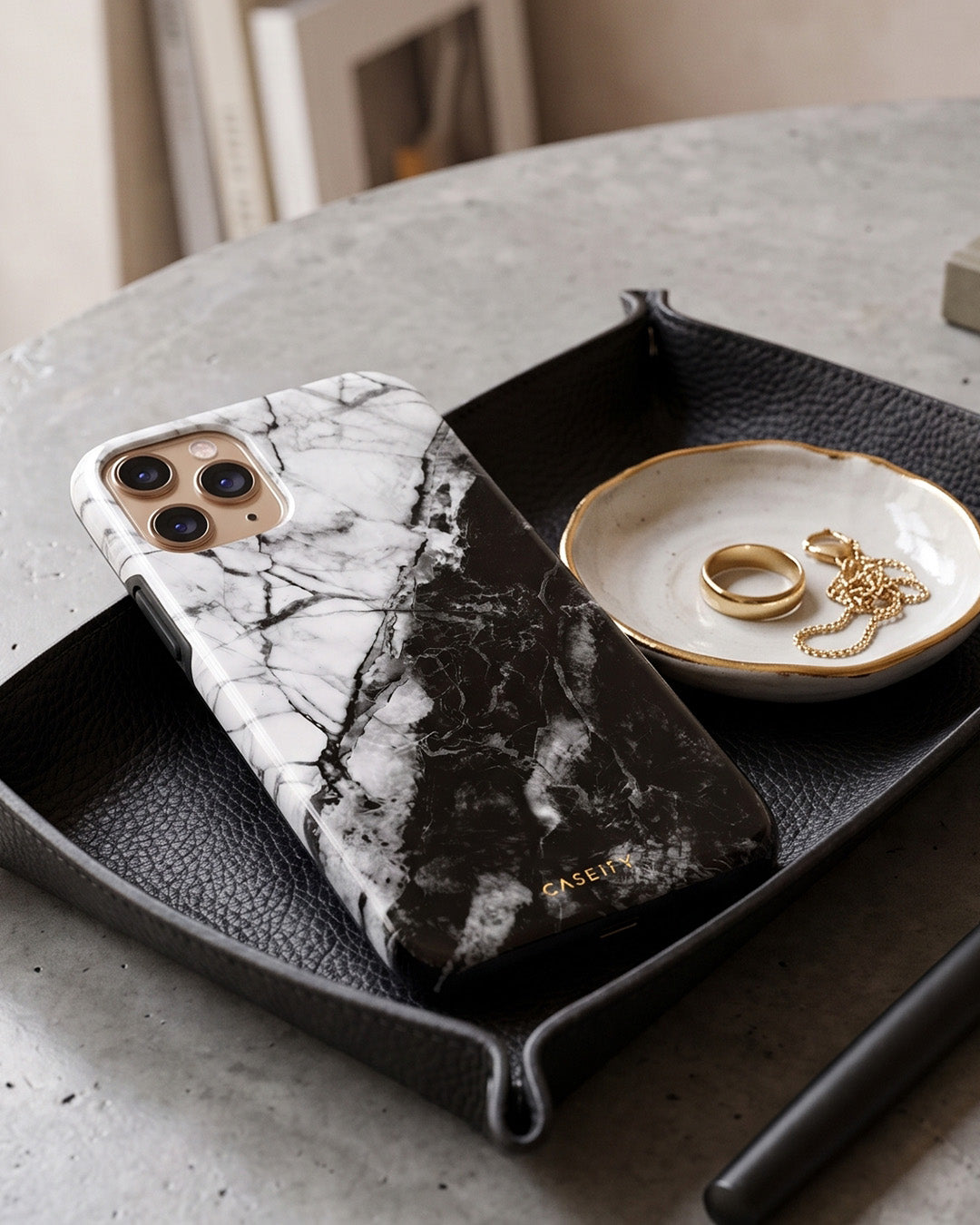 Black & White Marble iPhone 11 Pro Case