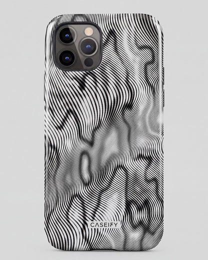 Wavy Line Abstract iPhone 12 Pro Max Case