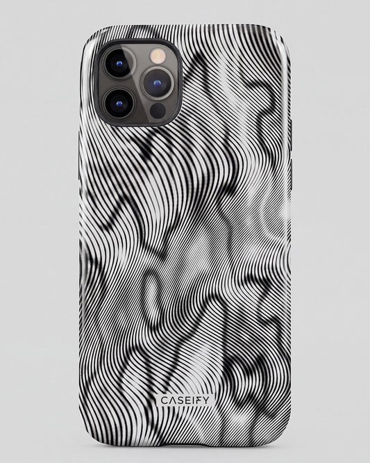 Wavy Line Abstract iPhone 12 Pro Max Case