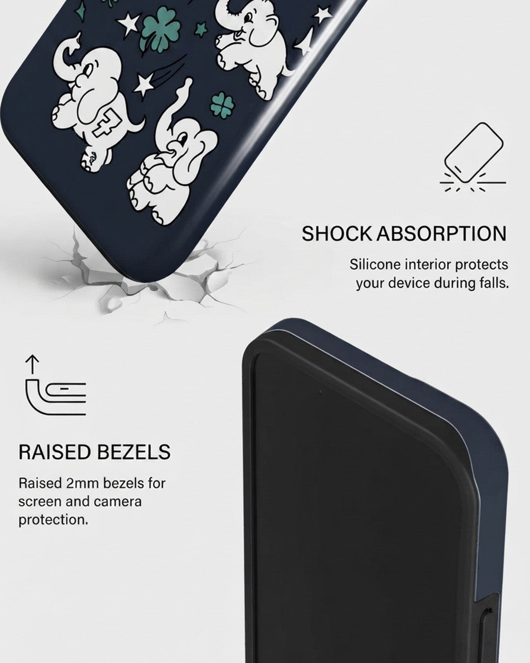 Lucky Elephants iPhone 14 Plus Case
