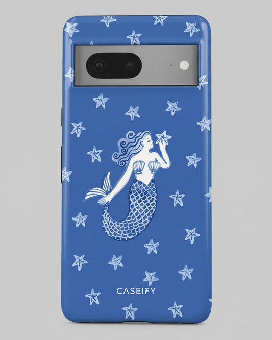 Blue Mermaid Starfish Glossy Google Pixel 7 Case