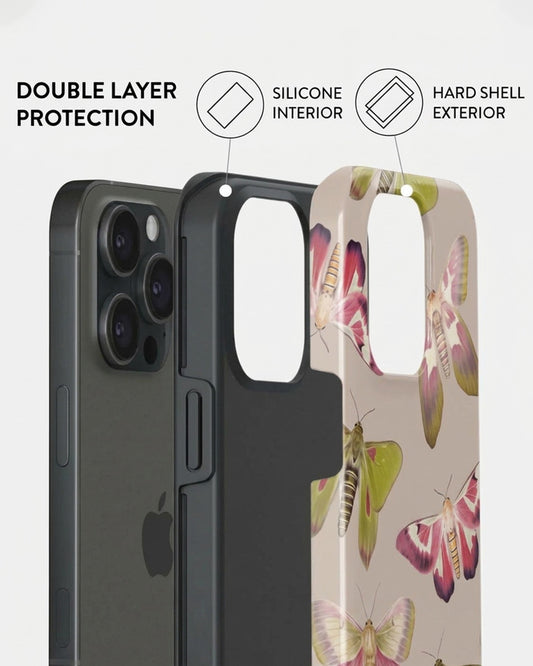 Moth Garden iPhone 15 Pro Case