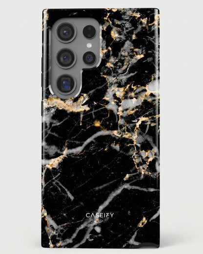 Galaxy S24 Ultra Black Marble Case