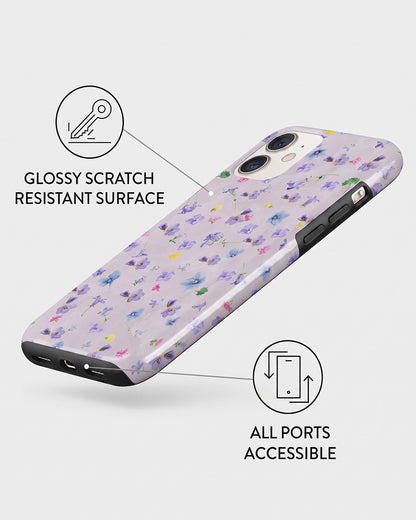 Lilac Floral iPhone 11 Case