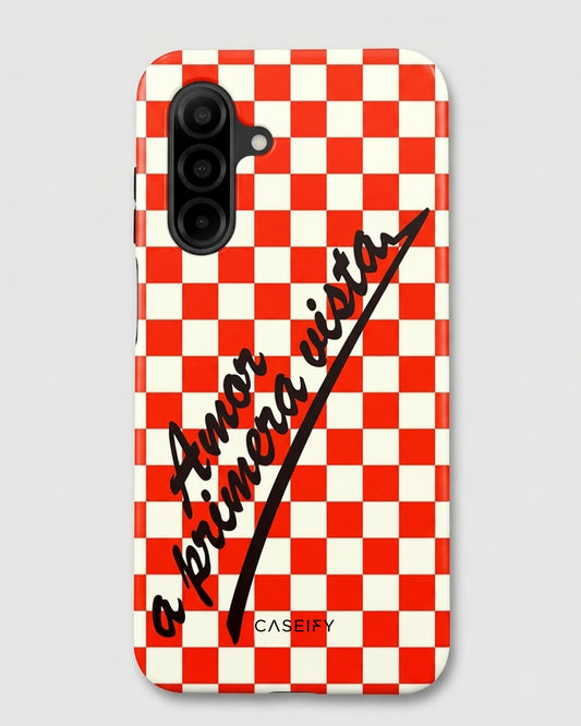 Galaxy A26 5G Red Checkered Case