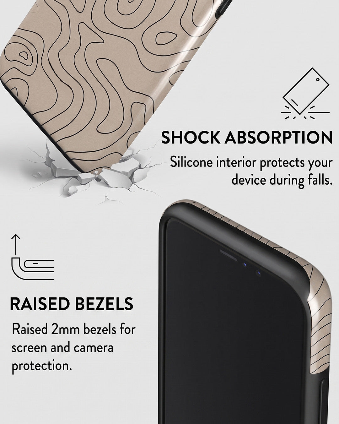 Topographic Line iPhone 11 Pro Case