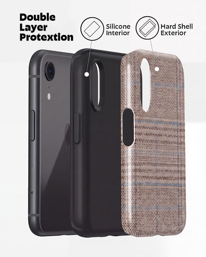Tweed Plaid iPhone XR Case