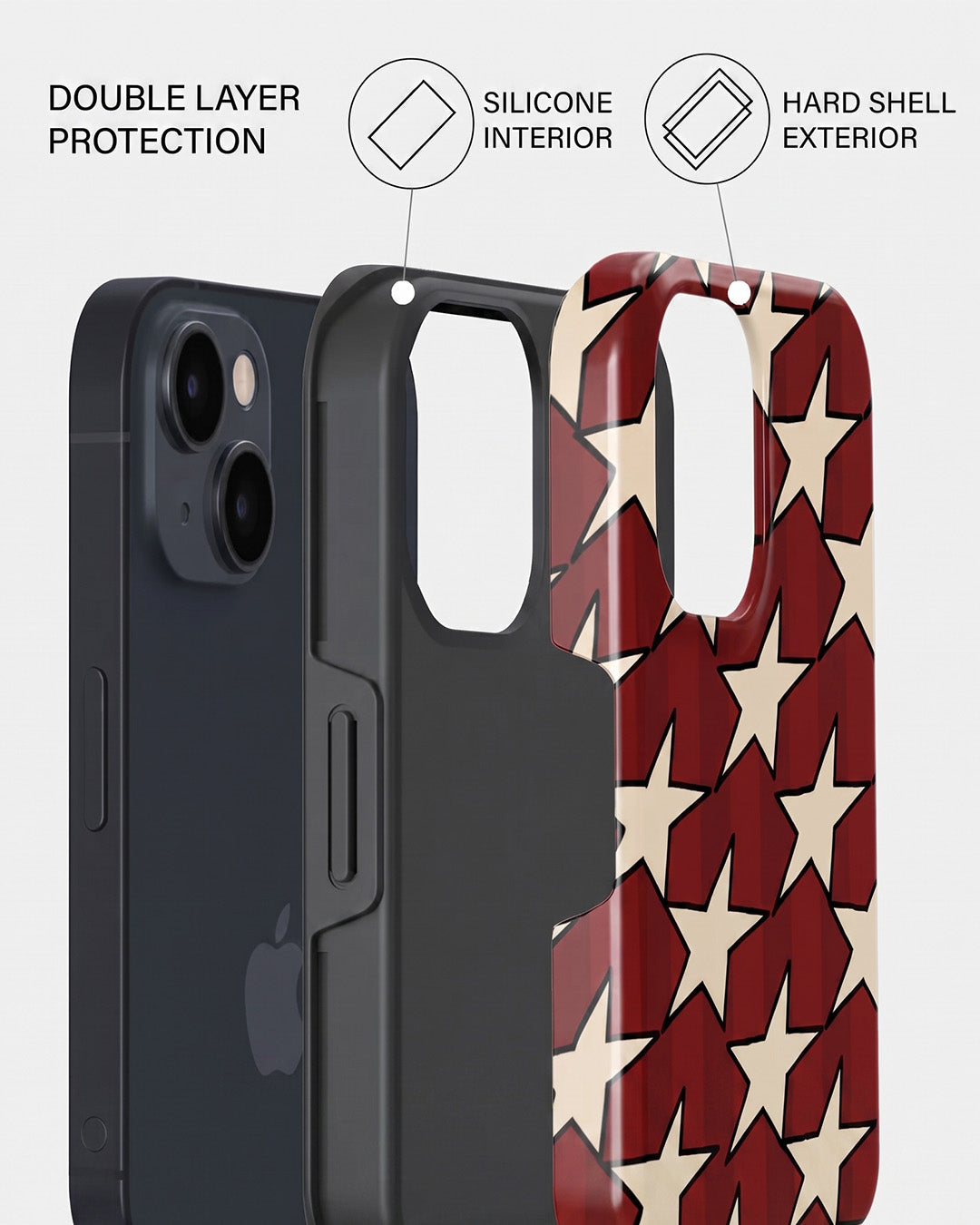 Blue Plaid iPhone 14 Case