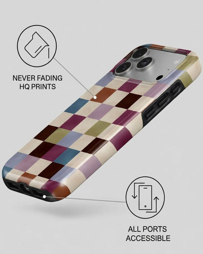 Patchwork Check iPhone 17 Pro Max Case