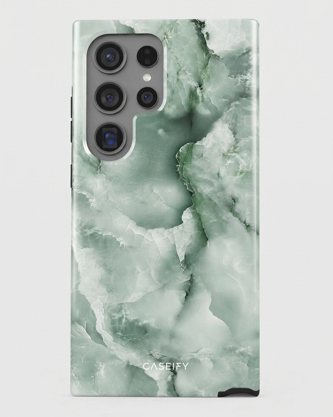 Galaxy S24 Ultra Green Marble Case