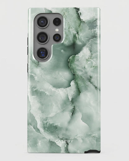 Galaxy S24 Ultra Green Marble Case