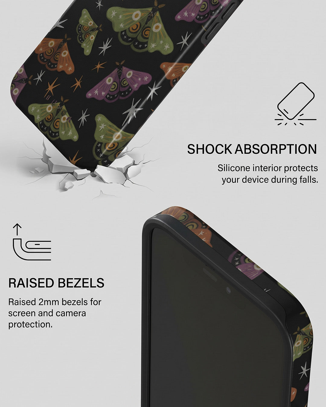 Celestial Moth Star iPhone 18 Pro Case