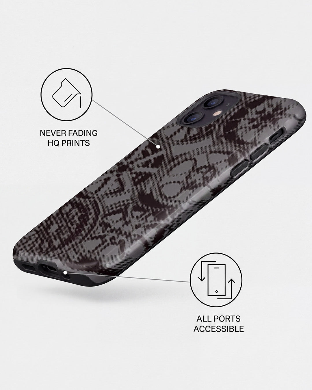 Halftone Wheel iPhone 12 Mini Case