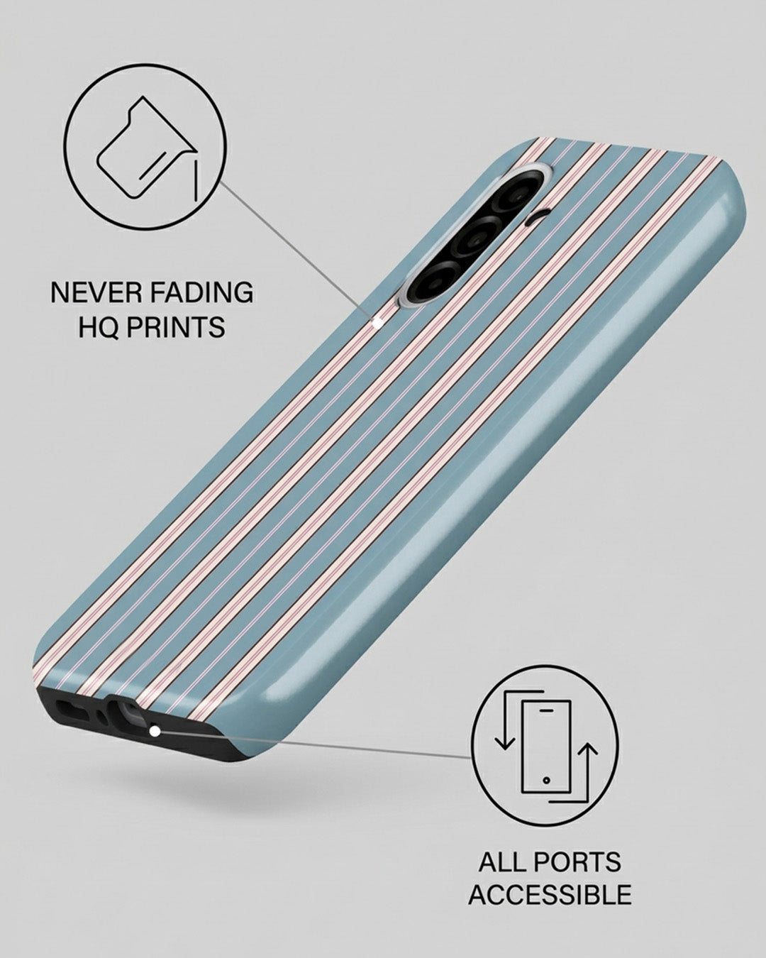 Galaxy A56 5G Pastel Stripe Case