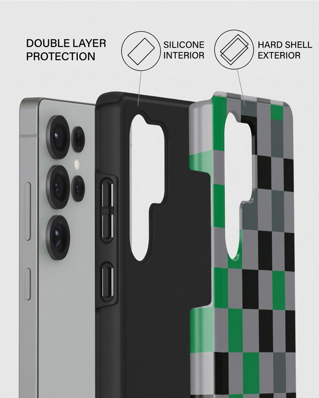 Pixel Check Case for Samsung Galaxy S25 Ultra
