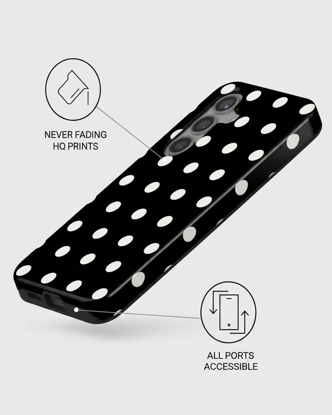 Galaxy S24 Plus Polka Dot Case