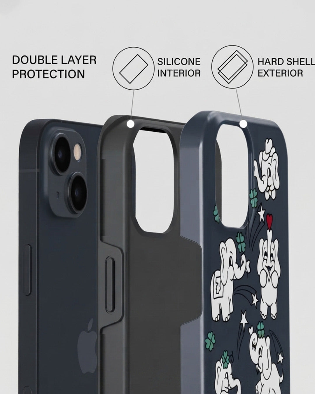 Lucky Elephants iPhone 14 Plus Case