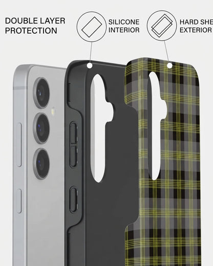 Samsung Galaxy S24 FE Olive Plaid Case
