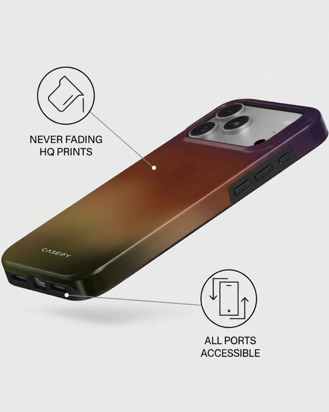 Sunset Ombre iPhone 17 Pro Max Case