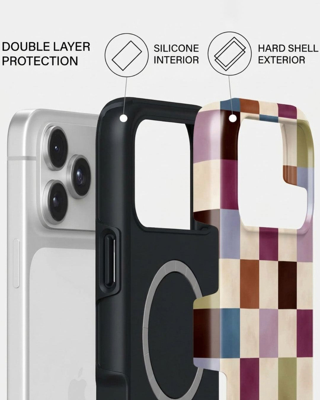 Patchwork Check iPhone 17 Pro Max Case