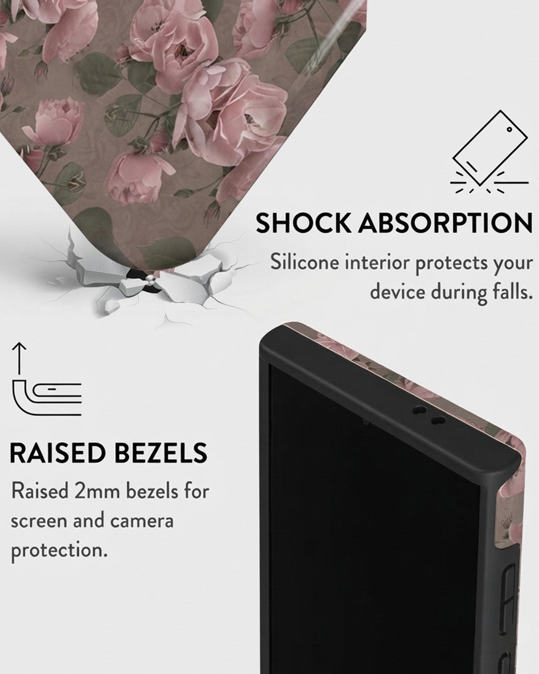Galaxy S24 Ultra Pink Rose Case