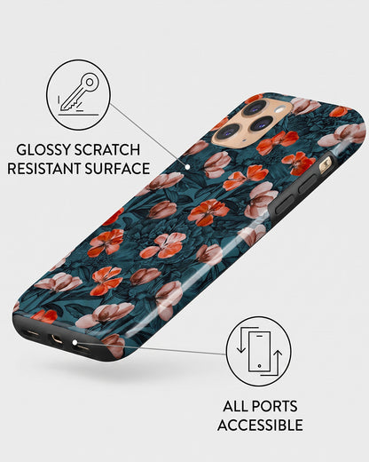 Dark Floral iPhone 11 Pro Max Case