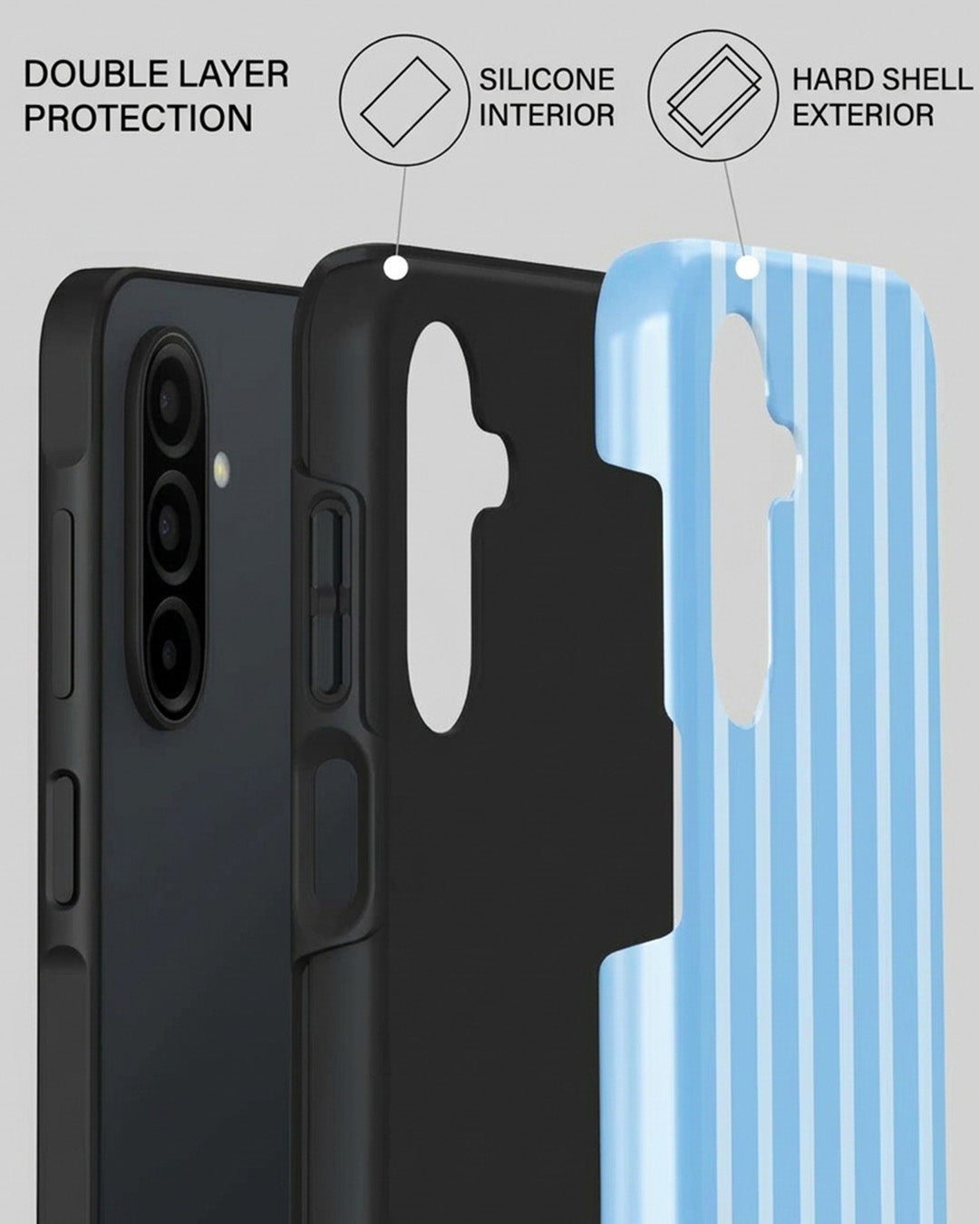 Galaxy A26 5G Blue Stripe Case