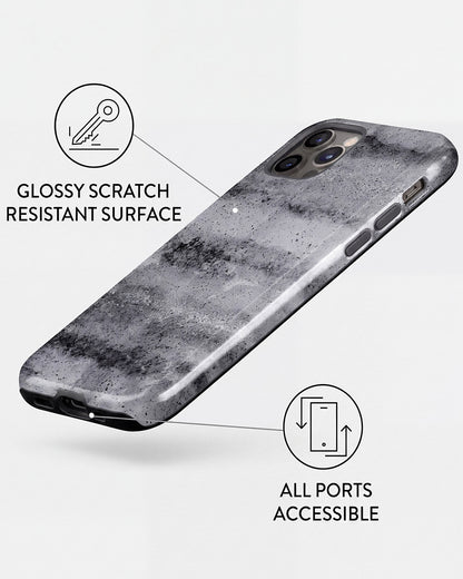 Smoke Grey Marble iPhone 12 Pro Max Case