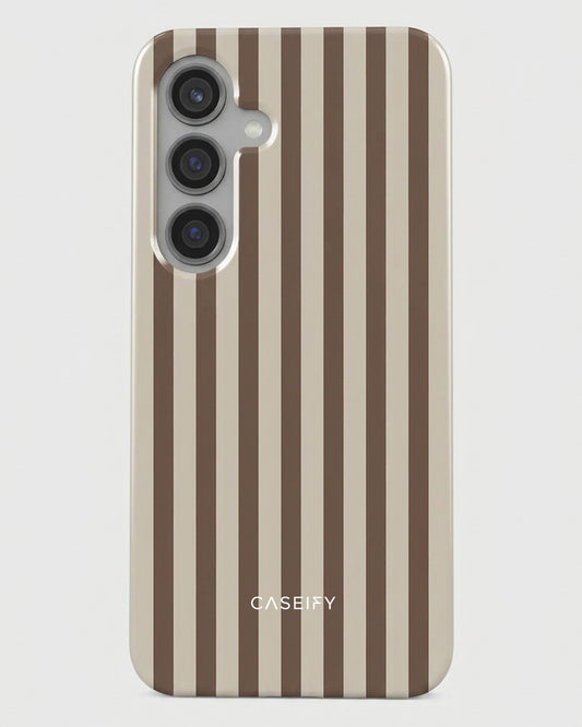 Galaxy S24 Plus Beige Striped Case