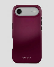 Wine Burgundy Glossy iPhone Air Case