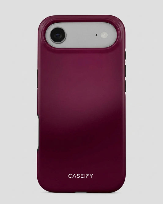 Wine Burgundy Glossy iPhone Air Case