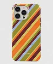 Retro Stripe iPhone 14 Pro Max Case