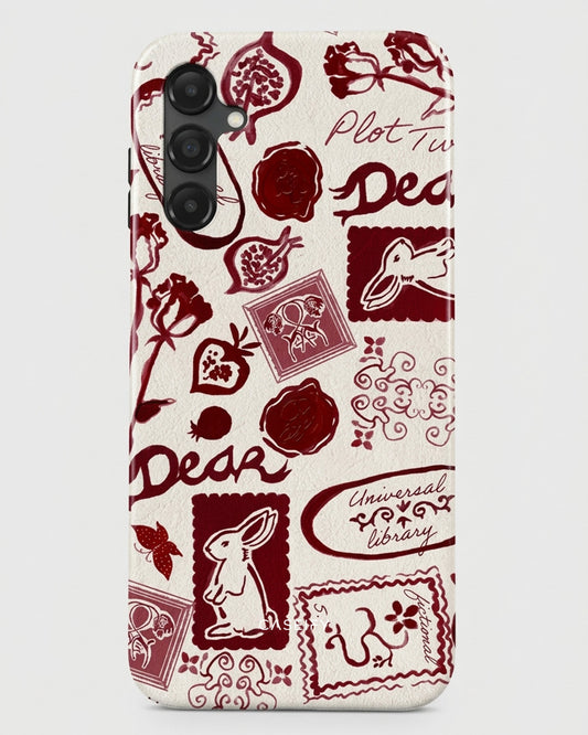 Vintage Love Letter Samsung Galaxy A25 Case