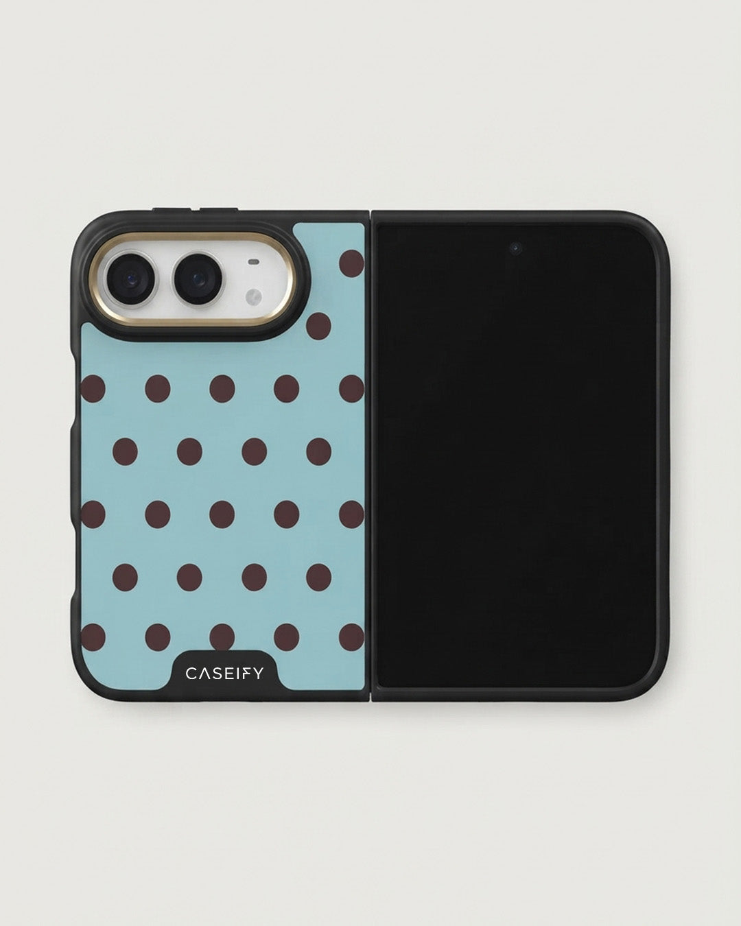 Mint Polka Dot iPhone Duo Case