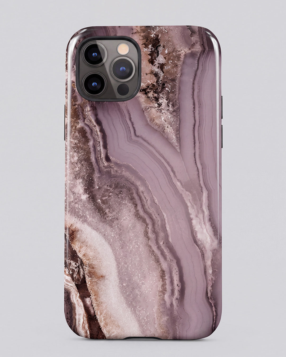 Mauve Agate Marble iPhone 12 Pro Case