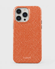 Orange Polka Dot iPhone 13 Pro Case